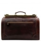 Preview: Leder Reisetasche Maulbügel Madrid groß Rückseite Preview: Leder Reisetasche Maulbügel Madrid groß Rückseite