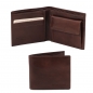 Preview: Herren Leder Geldbörse TL141761 dunkelbraun Preview: Herren Leder Geldbörse TL141761 dunkelbraun