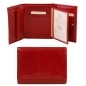 Preview: Damen Leder Geldbörse TL140790 Rot Preview: Damen Leder Geldbörse TL140790 Rot