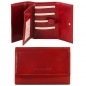 Preview: Leder Geldbörse Brieftasche TL140796 rot Preview: Leder Geldbörse Brieftasche TL140796 rot