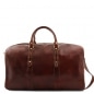 Preview: Große Leder-Reisetasche Francoforte Rückseite Preview: Große Leder-Reisetasche Francoforte Rückseite