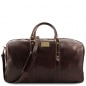 Preview: Große Leder-Reisetasche Francoforte Dunkelbraun Preview: Große Leder-Reisetasche Francoforte Dunkelbraun