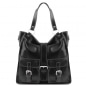Preview: Schultertasche Melissa TL140928 Schwarz Preview: Schultertasche Melissa TL140928 Schwarz