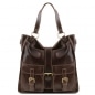 Preview: Schultertasche Melissa TL140928 Dunkelbraun Preview: Schultertasche Melissa TL140928 Dunkelbraun
