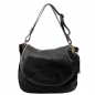 Preview: Tuscany Leather Schultertasche aus Leder schwarz Preview: Tuscany Leather Schultertasche aus Leder schwarz