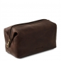 Preview: Leder Kulturtasche Smarty gross seitenansicht Preview: Leder Kulturtasche Smarty gross seitenansicht