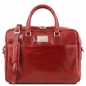 Preview: Leder-Laptoptasche Urbino 1 Fach rot Preview: Leder-Laptoptasche Urbino 1 Fach rot