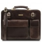 Preview: Leder Aktentasche Venezia Dunkelbraun Preview: Leder Aktentasche Venezia Dunkelbraun