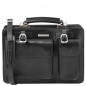 Preview: Tuscany Leather Handtasche Tania groß Schwarz Preview: Tuscany Leather Handtasche Tania groß Schwarz