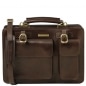 Preview: Tuscany Leather Handtasche Tania groß Dunkelbraun Preview: Tuscany Leather Handtasche Tania groß Dunkelbraun