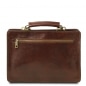 Preview: Tuscany Leather Handtasche Tania Braun Rückseite Preview: Tuscany Leather Handtasche Tania Braun Rückseite