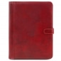 Preview: Leder Konferenzmappe Adriano rot Preview: Leder Konferenzmappe Adriano rot