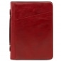 Preview: Leder Konferenzmappe Costanzo rot Preview: Leder Konferenzmappe Costanzo rot