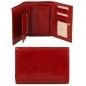 Preview: Damen Leder Geldbörse TL141314 Rot Preview: Damen Leder Geldbörse TL141314 Rot
