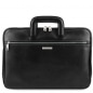 Preview: Leder Dokumenten-Tasche Caserta Schwarz Preview: Leder Dokumenten-Tasche Caserta Schwarz