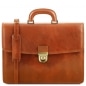 Preview: Leder Aktentasche Amalfi Honig Preview: Leder Aktentasche Amalfi Honig