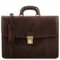 Preview: Leder Aktentasche Amalfi Dunkelbraun Preview: Leder Aktentasche Amalfi Dunkelbraun