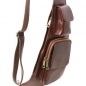 Preview: Leder Brusttasche Seitenansicht Preview: Leder Brusttasche Seitenansicht