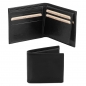 Preview: Leder Brieftasche TL141353 schwarz Preview: Leder Brieftasche TL141353 schwarz