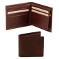 Preview: Leder Brieftasche TL141353 dunkelbraun Preview: Leder Brieftasche TL141353 dunkelbraun