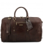 Preview: TL Voyager Leder Reisetasche dunkelbraun Preview: TL Voyager Leder Reisetasche dunkelbraun