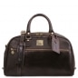 Preview: TL Voyager Reisetasche halbrund klein Dunkelbraun Preview: TL Voyager Reisetasche halbrund klein Dunkelbraun