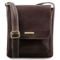 Preview: Tuscany Leather Leder Umhängetasche Jimmy Dunkelbraun Preview: Tuscany Leather Leder Umhängetasche Jimmy Dunkelbraun