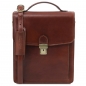 Preview: Leder Herrentasche David groß Braun Preview: Leder Herrentasche David groß Braun