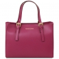 Preview: Leder-Handtasche Aura fuchsia Preview: Leder-Handtasche Aura fuchsia