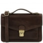 Preview: Leder Herrentasche Eric Dunkelbraun Preview: Leder Herrentasche Eric Dunkelbraun