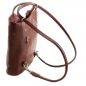Preview: Leder Schultertasche Rucksack Patty Rucksack-Funktion Preview: Leder Schultertasche Rucksack Patty Rucksack-Funktion