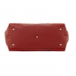 Preview: Leder-Shopper Ambrosia rot boden Preview: Leder-Shopper Ambrosia rot boden