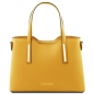 Preview: Leder-Handtasche Olimpia klein gelb Preview: Leder-Handtasche Olimpia klein gelb