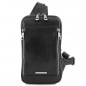 Preview: Leder Brusttasche Martin schwarz Preview: Leder Brusttasche Martin schwarz