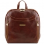 Preview: Leder Rucksack Manila braun Preview: Leder Rucksack Manila braun