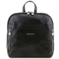 Preview: Leder Rucksack Manila schwarz Preview: Leder Rucksack Manila schwarz