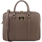 Preview: Tuscany Leather Aktentasche Prato Taupe Preview: Tuscany Leather Aktentasche Prato Taupe