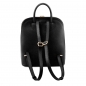 Preview: Leder Rucksack Saffiano rückseite Preview: Leder Rucksack Saffiano rückseite