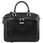 Preview: Leder Laptoptasche Pisa Schwarz Preview: Leder Laptoptasche Pisa Schwarz