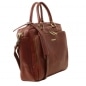 Preview: Leder Laptoptasche Pisa Seitenansicht Preview: Leder Laptoptasche Pisa Seitenansicht