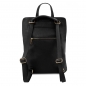 Preview: Damen Leder Rucksack rückseite Preview: Damen Leder Rucksack rückseite