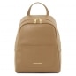 Preview: TL Bag kleiner Rucksack Saffiano-Leder Karamell Preview: TL Bag kleiner Rucksack Saffiano-Leder Karamell