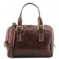 Preview: Leder Handtasche Eveline braun Preview: Leder Handtasche Eveline braun