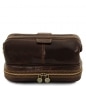 Preview: Leder Kulturtasche Patrick dunkelbraun Preview: Leder Kulturtasche Patrick dunkelbraun