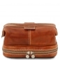 Preview: Leder Kulturtasche Patrick honig Preview: Leder Kulturtasche Patrick honig