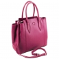 Preview: Leder-Handtasche Tulipan seitenansicht Preview: Leder-Handtasche Tulipan seitenansicht