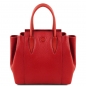 Preview: Leder-Handtasche Tulipan rot Preview: Leder-Handtasche Tulipan rot
