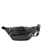 Preview: Leder Gürteltasche schwarz Preview: Leder Gürteltasche schwarz