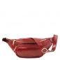 Preview: Leder Gürteltasche rot Preview: Leder Gürteltasche rot