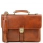 Preview: Leder Aktentasche Assisi honig Preview: Leder Aktentasche Assisi honig